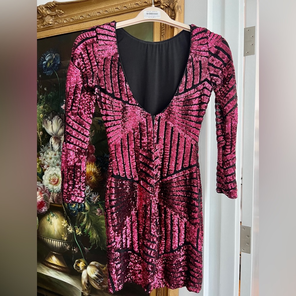 Dress the Population Sequin Dress